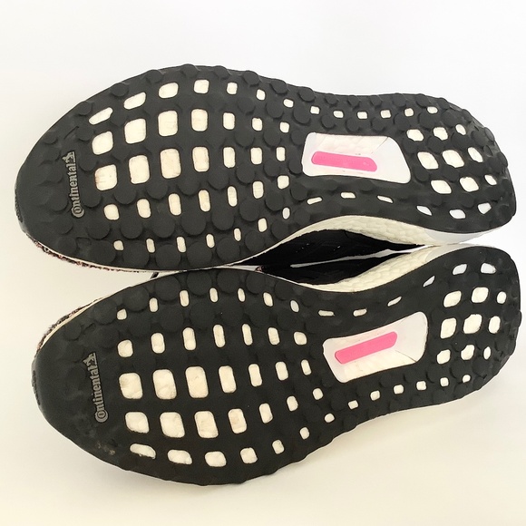 Womens 9/Mens 8 Adidas 4.0 Ultraboost DNA Black/Multicolor/White H 04851USED - Picture 6 of 10